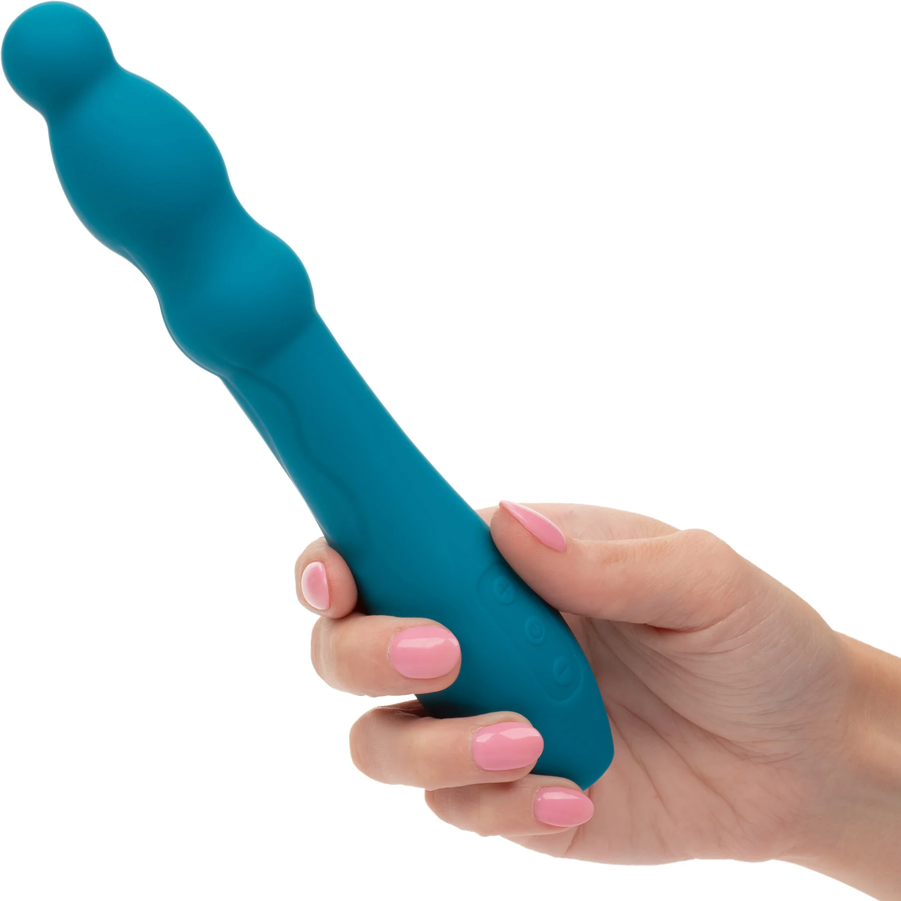 Turbo Glide™ Ripple Rechargeable Silicone Vibrator By CalExotics - Image 2