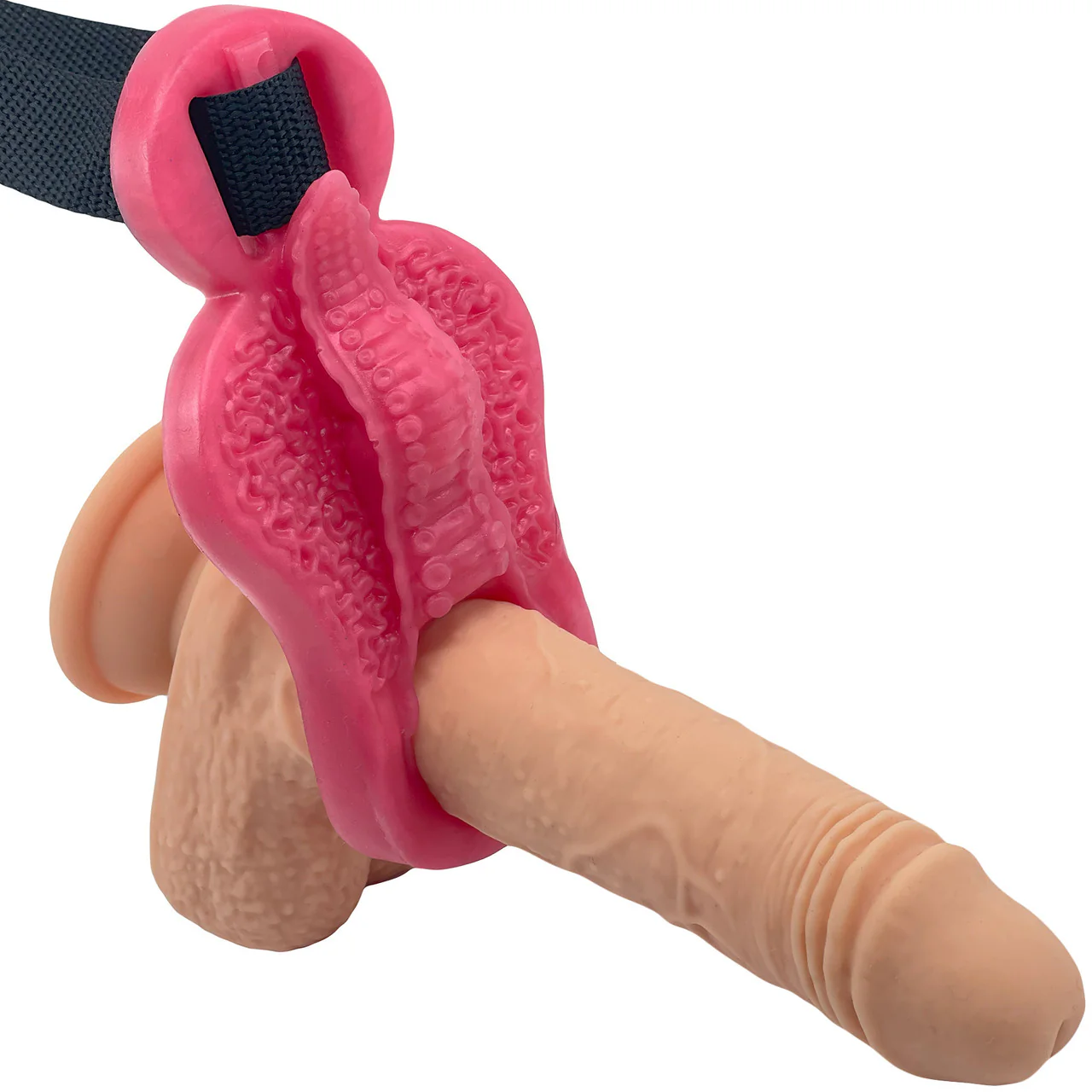Uncover Creations Tentacle Grinder Cock Ring - Red Fusion - Image 2