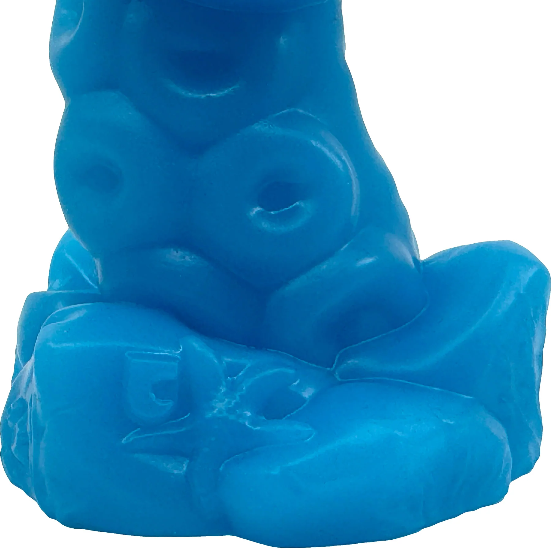 Uncover Creations Tentacle Knot II Glow In The Dark 8" Silicone Fantasy Dildo - Deep Dive Blue - Image 9