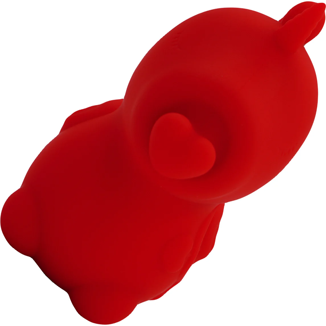 Unihorn Cupid's Beau The Nuzzling Nose Swirling Silicone Clitoral Vibrator - Red - Image 9