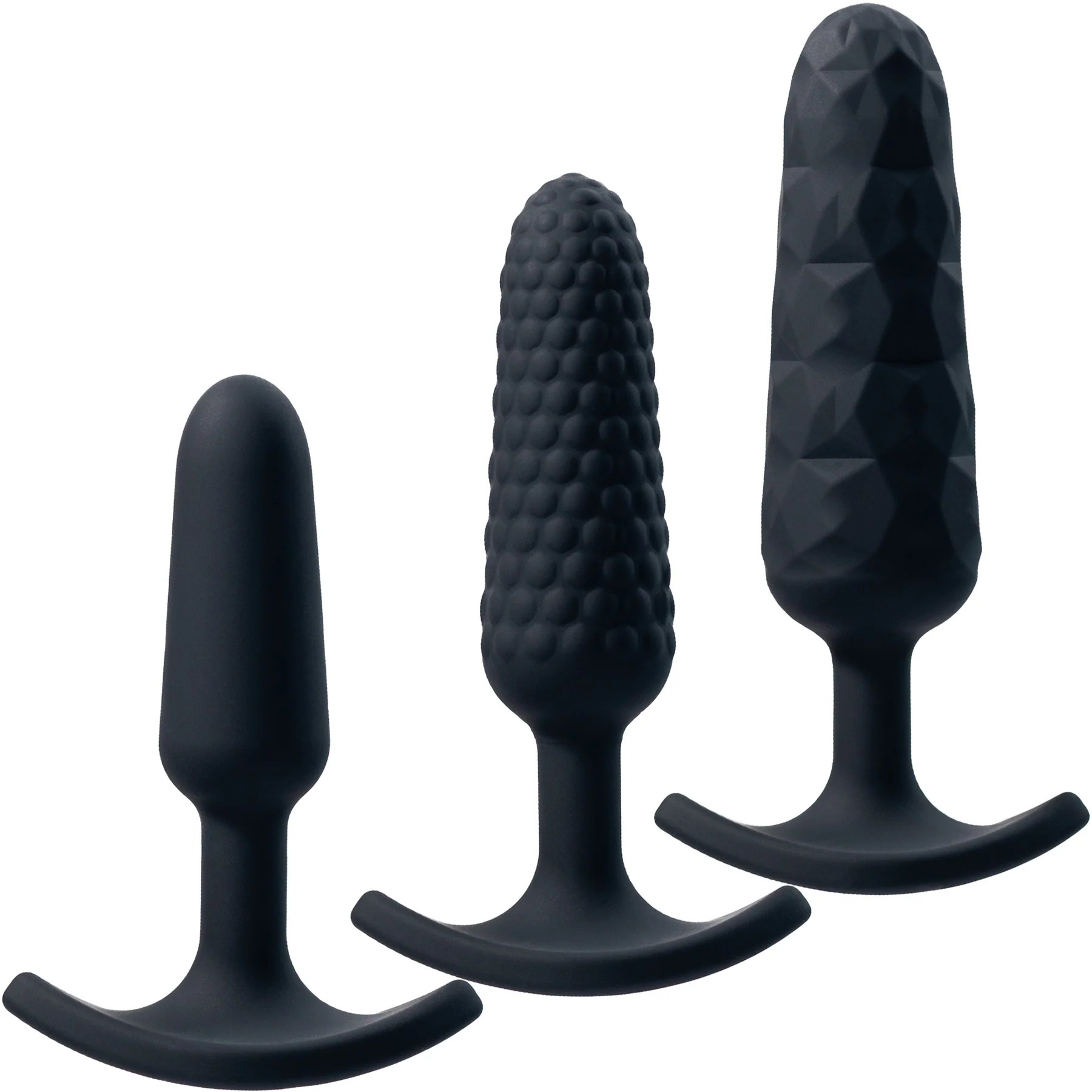 Trio Silicone 3 Piece Anal Plug Set By VeDO