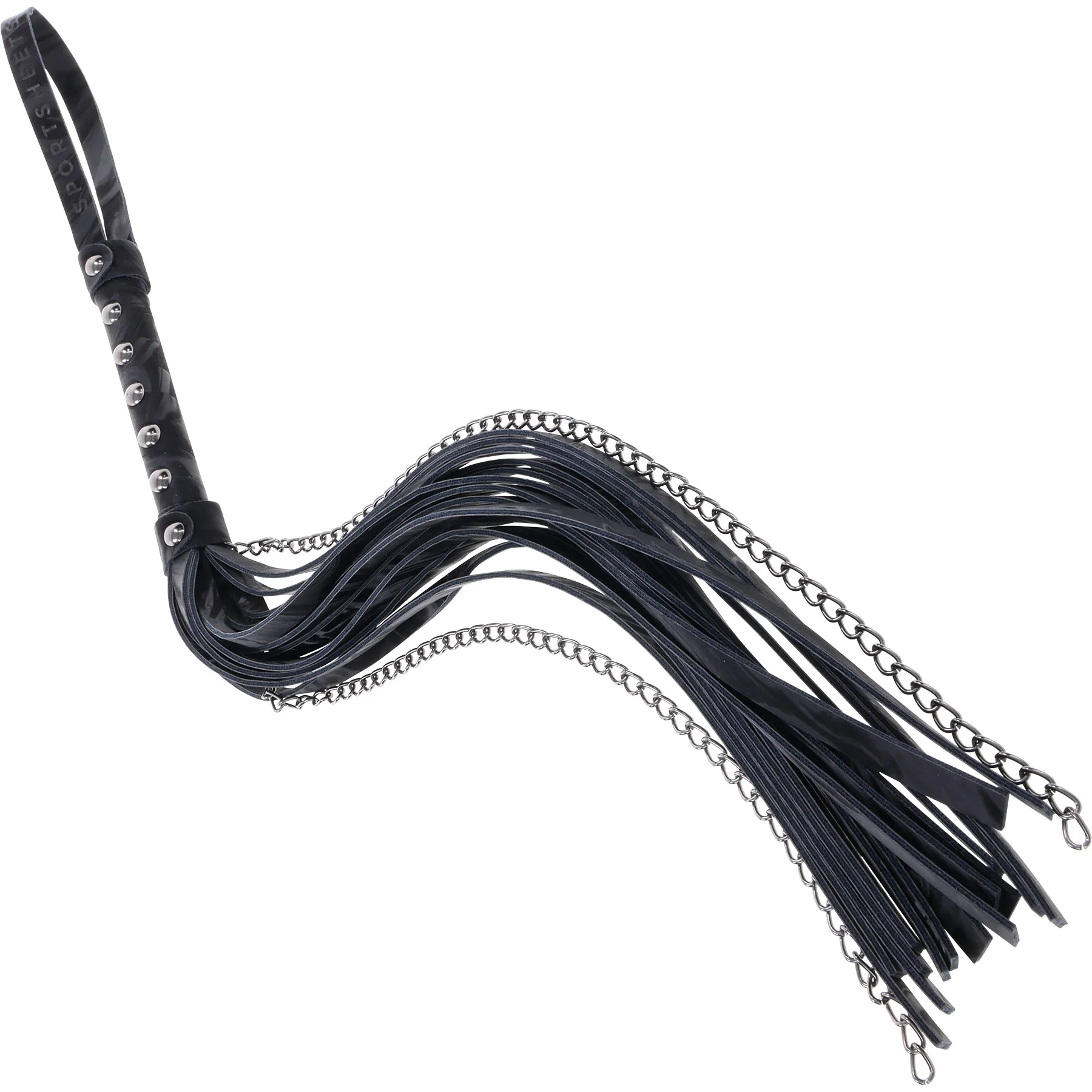 Velvet Noir Chain Flogger By Sportsheets - Image 2