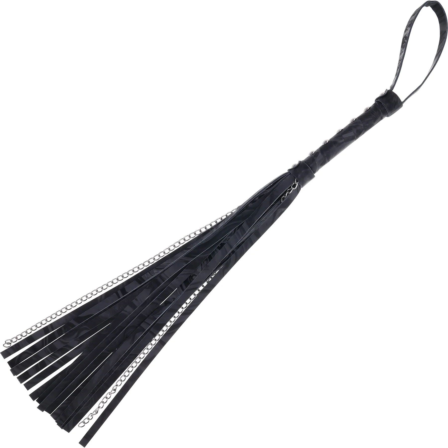 Velvet Noir Chain Flogger By Sportsheets - Image 3