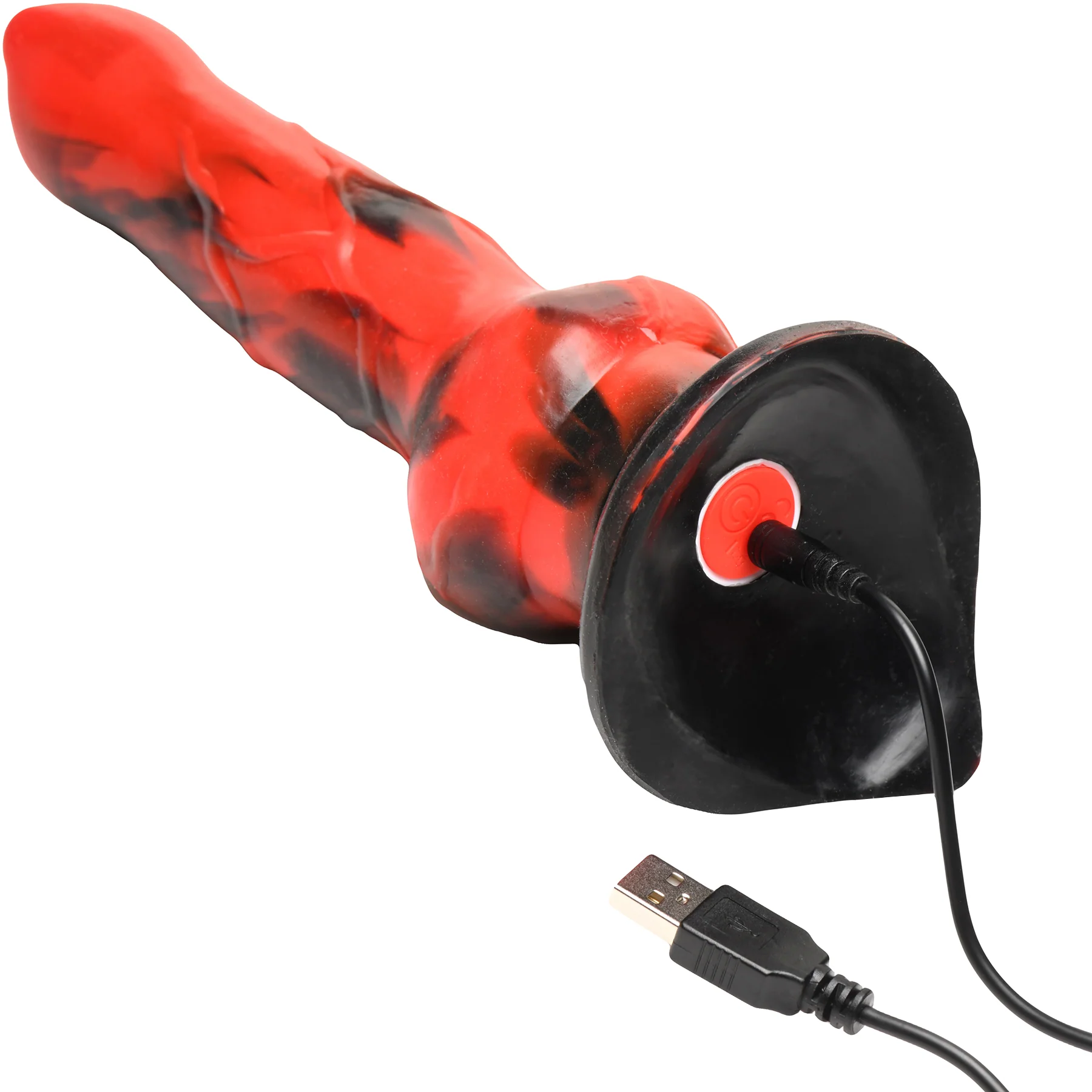 Vibra Beast 7.4" Vibrating Silicone Suction Cup Dildo By Creature Cocks - Image 12