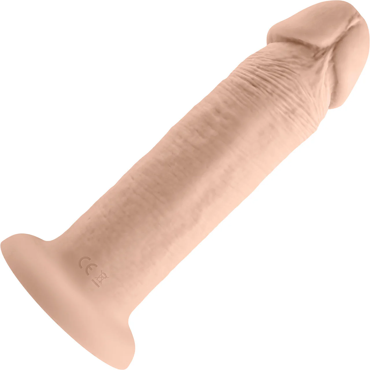 Vibrating Rechargeable Waterproof 6" Silicone Suction Cup Dildo By Evolved Novelties - Vanilla - Image 3
