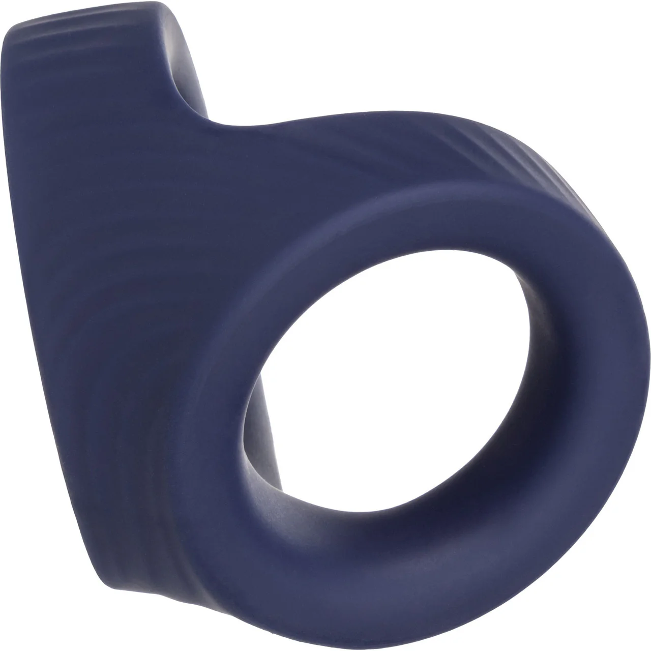 Viceroy Max Dual Ring Ultra-Soft Silicone Cock Ring By CalExotics - Blue - Image 4