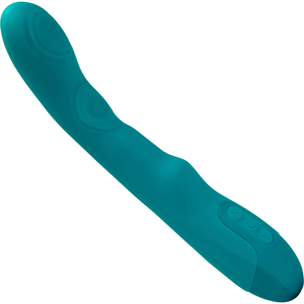 Vivi Tapping Vibe Rechargeable Silicone Double G-Spot Vibrator By Nu Sensuelle - Emerald Green - Image 2