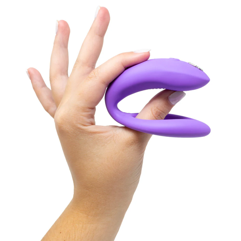 We-Vibe Sync O Rechargeable Silicone Remote & App Controlled Couples Vibrator - Purple - Image 12