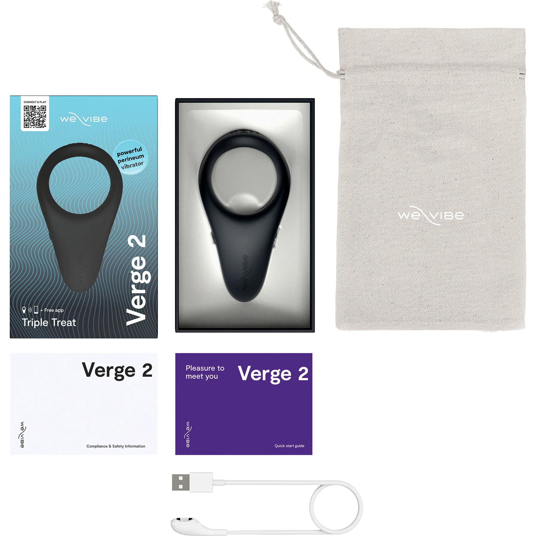 We-Vibe Verge 2 Vibrating Silicone Rechargeable Penis Ring - Image 29