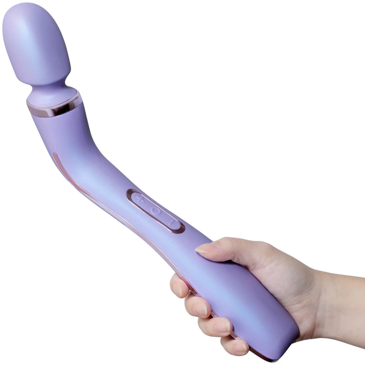 Wellness Eternal Wand Rechargeable Waterproof Silicone Vibrating Body Massager With Remote By Blush - Image 2