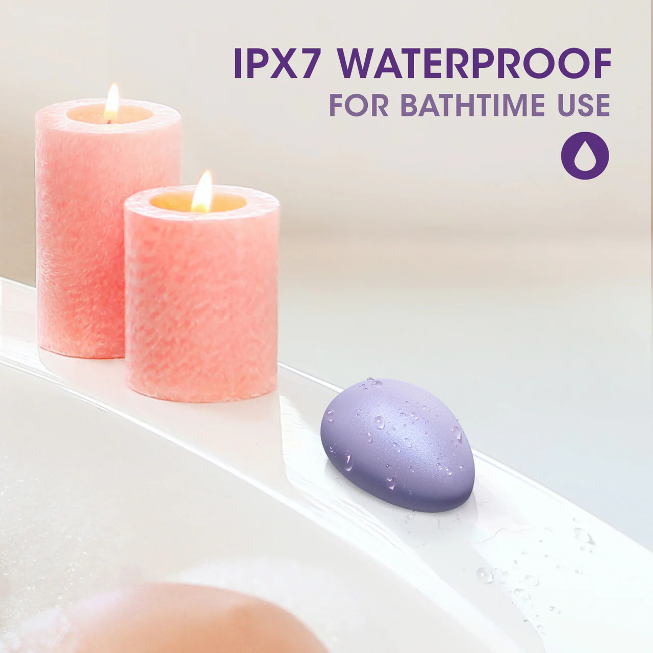 Wellness Serene Vibe Rechargeable Waterproof Silicone Vibrating Egg Massager By Blush - Image 7