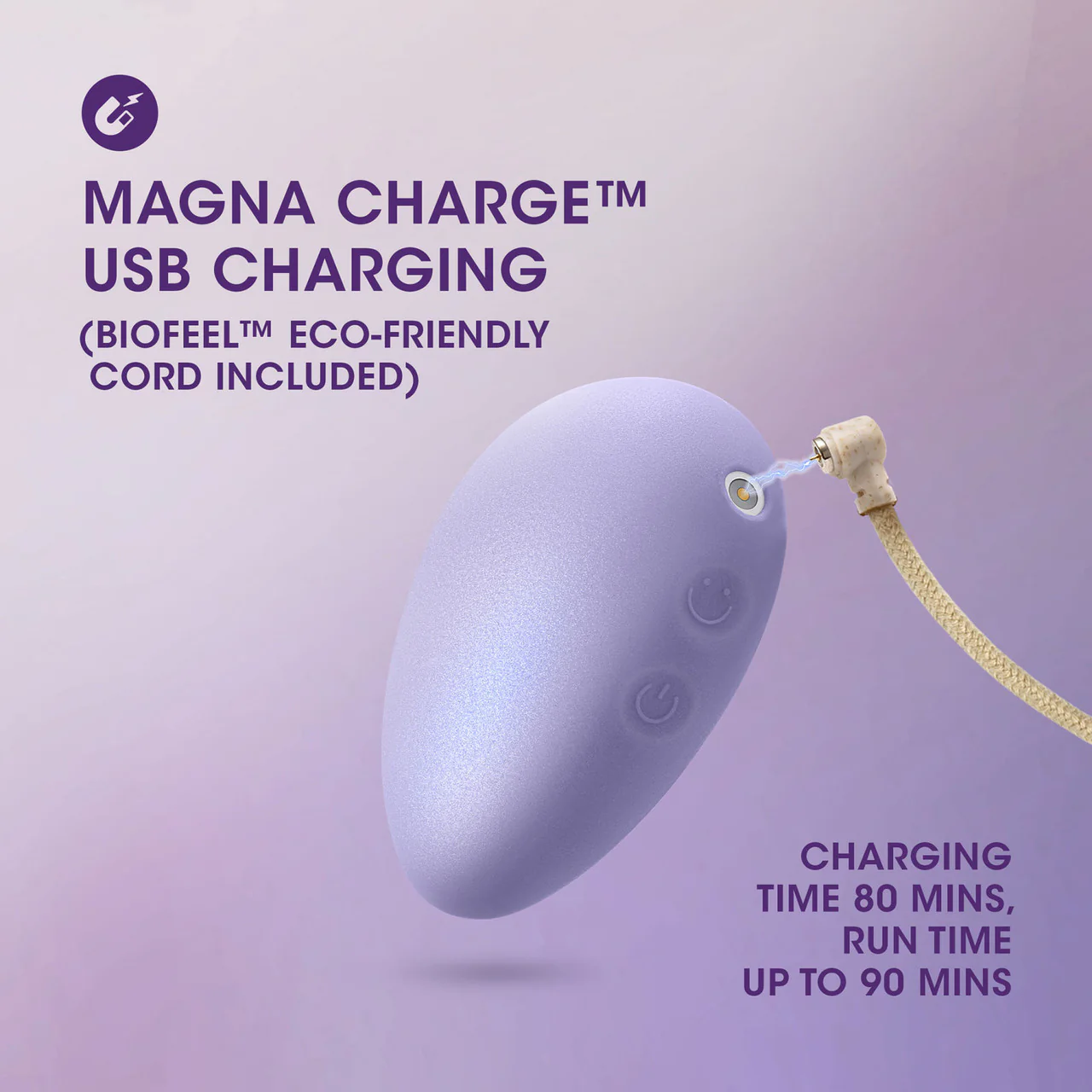 Wellness Serene Vibe Rechargeable Waterproof Silicone Vibrating Egg Massager By Blush - Image 8