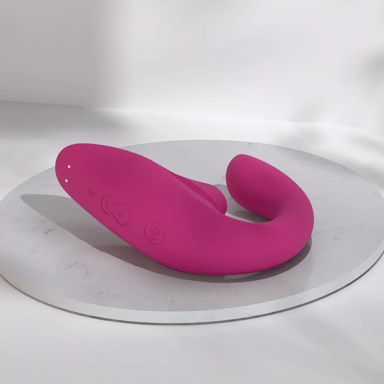 Womanizer Blend Dual Stimulation Vibrator Featuring Pleasure Air Technology - Vibrant Pink - Image 17