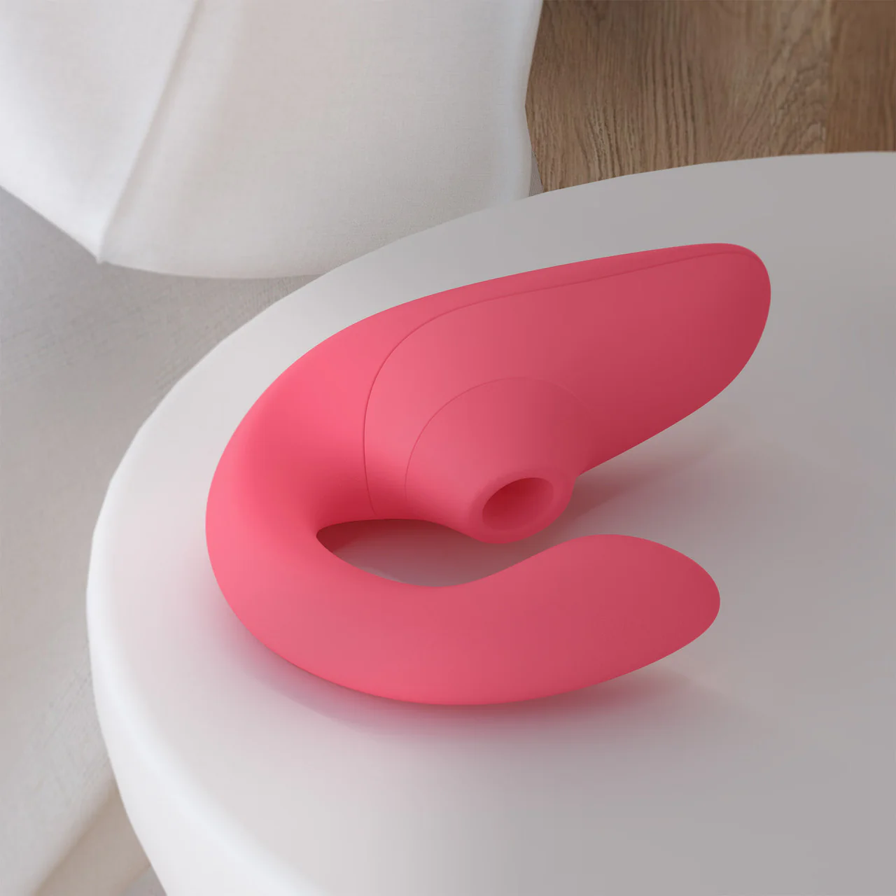 Womanizer Blend Dual Stimulation Vibrator Featuring Pleasure Air Technology - Vibrant Rose - Image 19