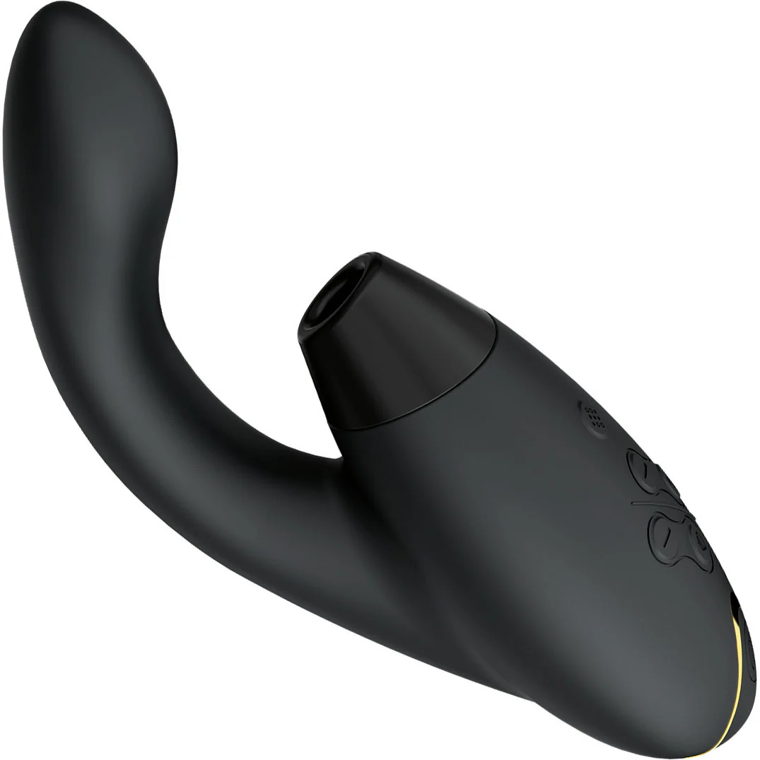 Womanizer DUO 2 Silicone Pleasure Air Clitoral & G-Spot Stimulator - Black - Image 2