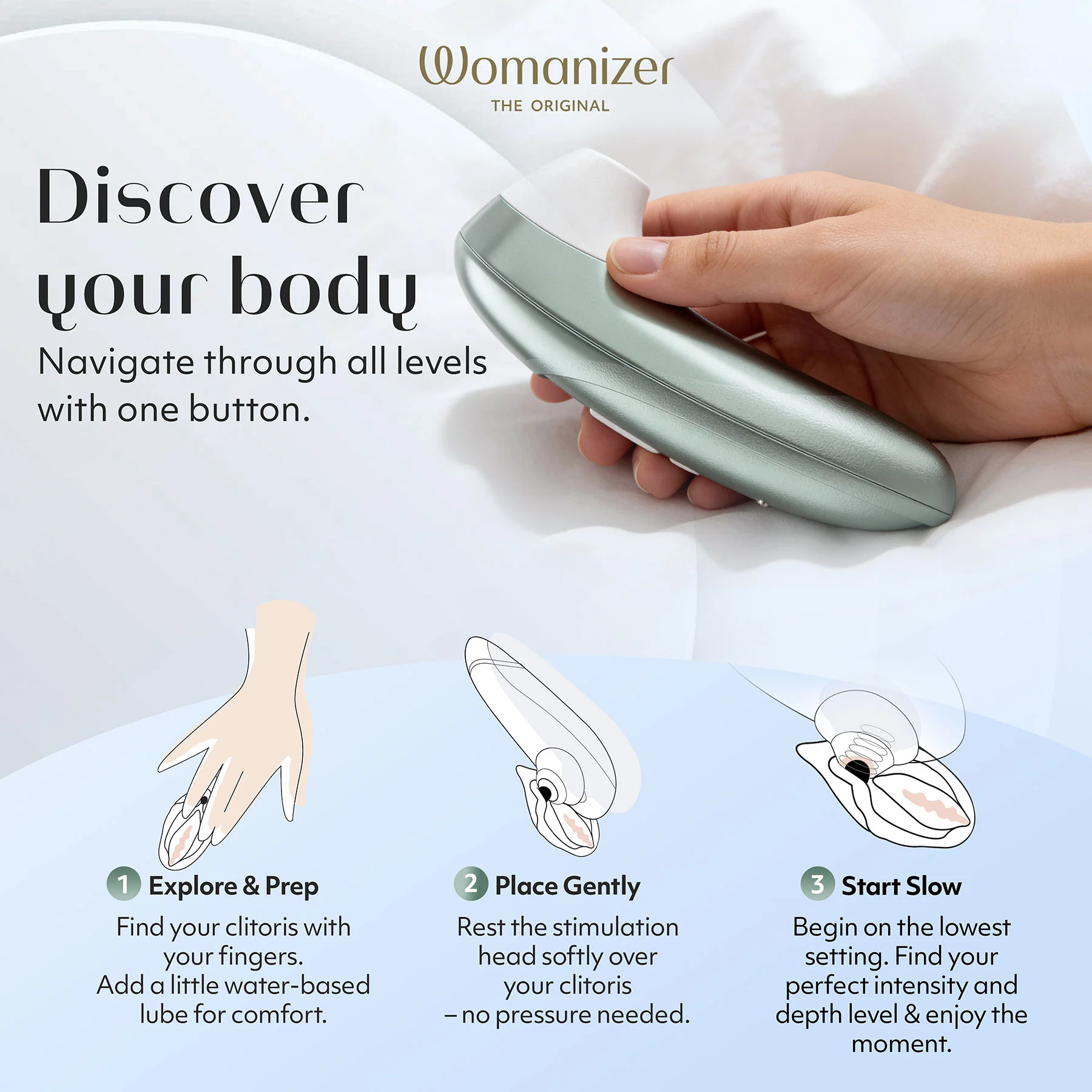 Womanizer Pro Pleasure Air Clitoral Stimulator - Image 14