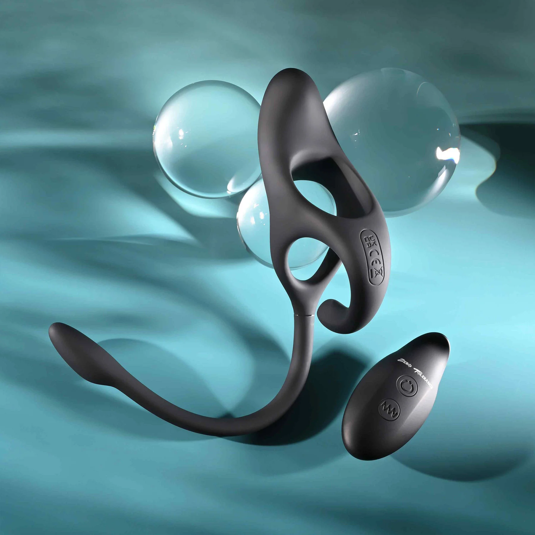 Zero Tolerance All The Bases Vibrating Cock Ring & Anal Plug With Remote - Image 3
