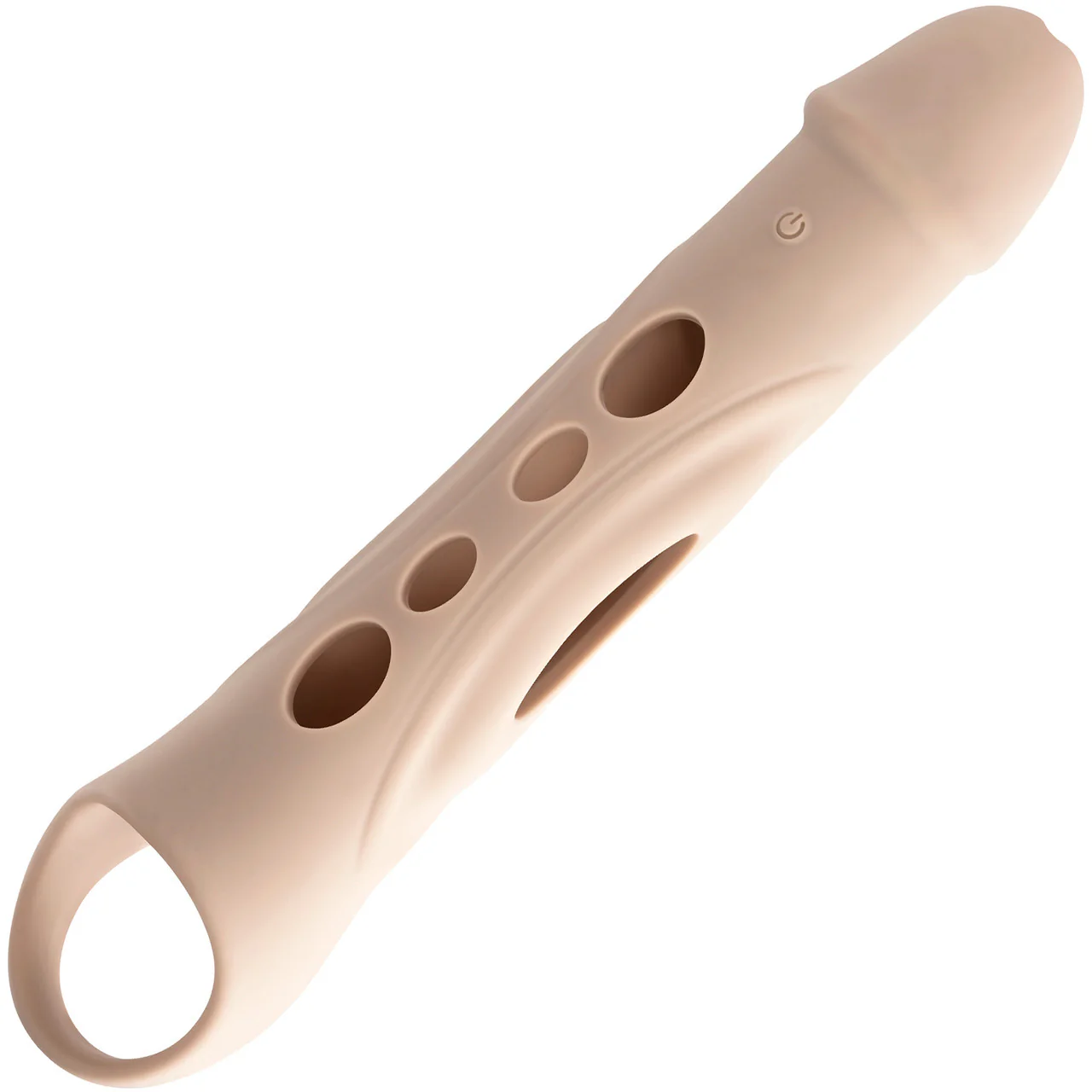 Zero Tolerance Big Boy Extender Rechargeable Silicone Penis Extension With Remote - Vanilla - Image 3
