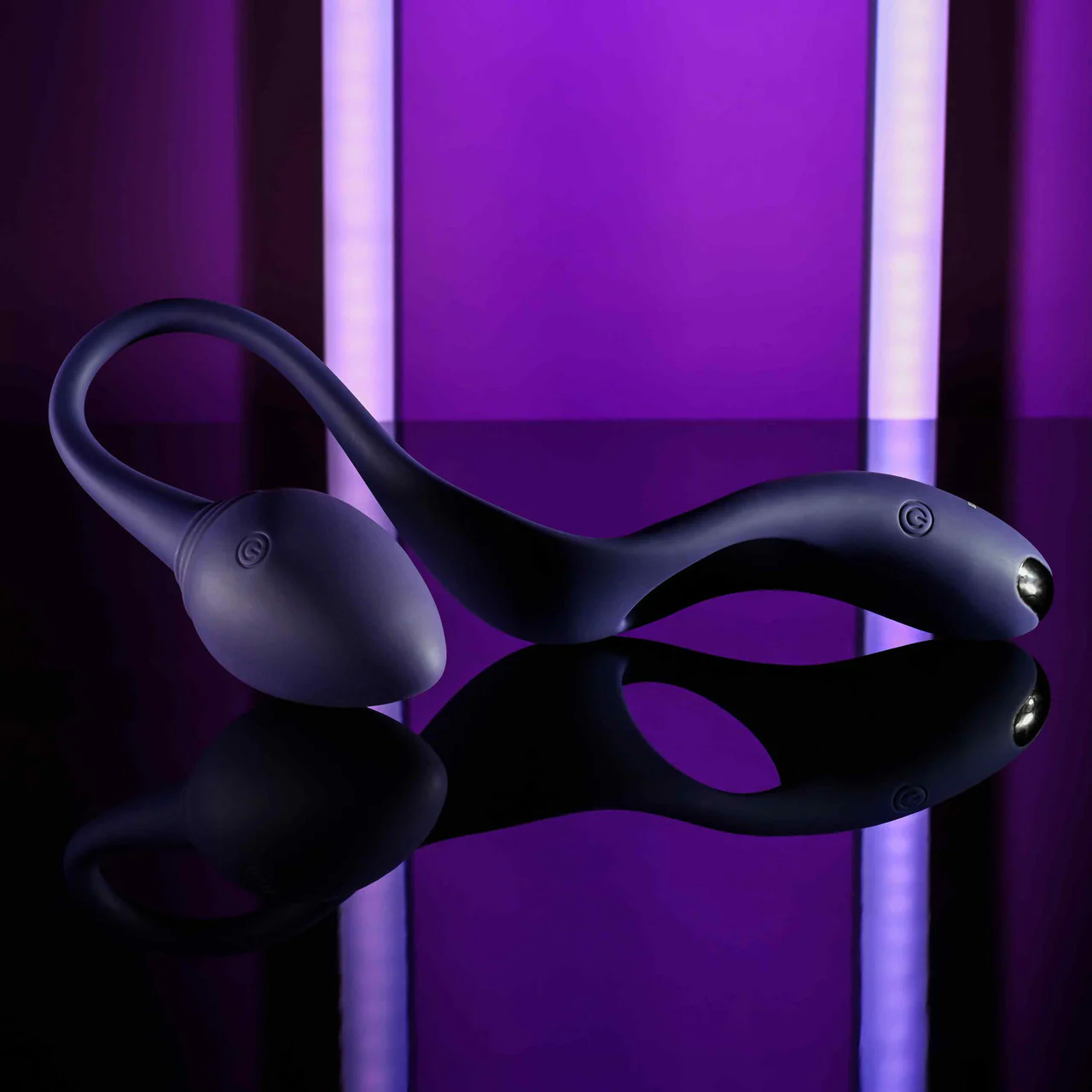 Zero Tolerance Tip To Tail Rechargeable Waterproof Silicone Vibrating Cock Ring & Anal Plug - Purple - Image 13
